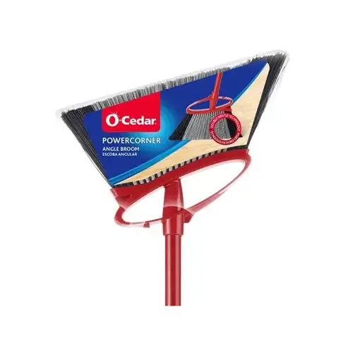 Broom Power Corner 11" W Fine Polypropylene Multicolored