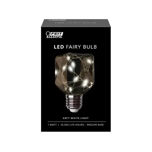 LED Bulb Fairy Square E26 (Medium) Soft White 0 W Clear LED Bulb Fairy Square E26 (Medium) Soft White 0 W Clear