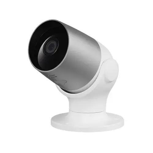 Wi-Fi Security Video Camera Wi-Fi Smart Home Plug-in Indoor and Outdoor Silver/White Silver/White Wi-Fi Security Video Camera Wi-Fi Smart Home Plug-in Indoor and Outdoor Silver/White Silver/White