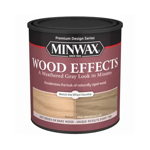 Design Series Wood Effects Stain, Weathered Gray, 1 qt Design Series Wood Effects Stain, Weathered Gray, 1 qt