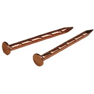 Hillman 122540 Nail 3/4" Weatherstrip Copper Copper Flat Head Copper
