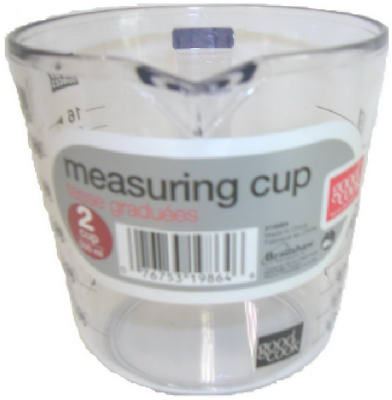 Good Cook 19864 Measuring Cup Plastic Clear Clear