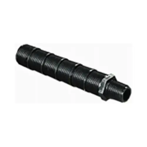 Cut-Off Riser, 1/2 x 3/4 in Connection, 6 in L, Polyethylene, Black Cut-Off Riser, 1/2 x 3/4 in Connection, 6 in L, Polyethylene, Black