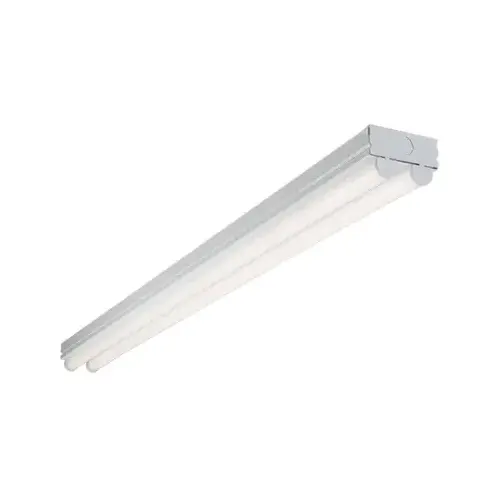 Strip Light, 120/277 V, 39.2 W, LED Lamp, 4433 Lumens, 4000 K Color Temp, 50,000 hr Average Life White Strip Light, 120/277 V, 39.2 W, LED Lamp, 4433 Lumens, 4000 K Color Temp, 50,000 hr Average Life White
