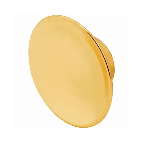 Bi-Fold Door Pull Knobs, Brass Plated, 1-3/4 In. OD pair Bi-Fold Door Pull Knobs, Brass Plated, 1-3/4 In. OD pair