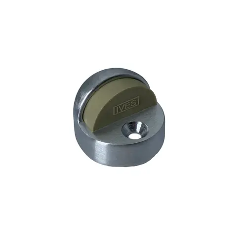 Dome Floor Stop Base 9/16" H x 1-3/4" Diameter, Overall Height 1-3/8", 626/US26D Satin Chrome