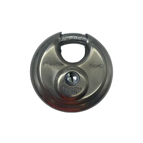 2-3/4 In. Wide Stainless Steel Lock Body, Hardened Steel Shackle, Fully Shrouded, 4 Pin Cylinder, Keyed Alike 2-3/4 In. Wide Stainless Steel Lock Body, Hardened Steel Shackle, Fully Shrouded, 4 Pin Cylinder, Keyed Alike