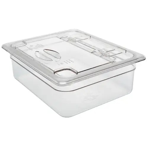 Food Pan Fliplid Notched 1/2 Camwear(R) Food Pan Fliplid Notched 1/2 Camwear(R)