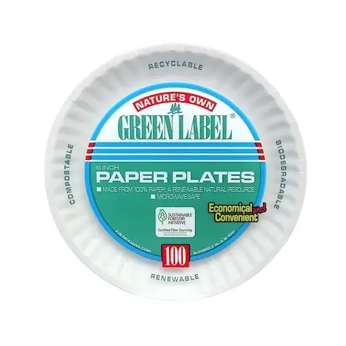 Plate 6 IN Uncoated Paper White Round - pack of 1000 Plate 6 IN Uncoated Paper White Round - pack of 1000