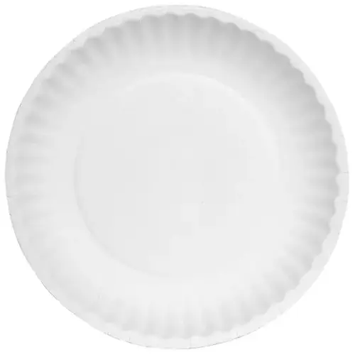 PAPER PLATE WHITE UNCOATED BULK 6 INCH PAPER PLATE WHITE UNCOATED BULK 6 INCH