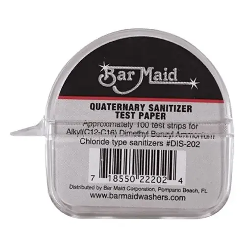 SANI-MAID PAPER QUATERNARY SANITIZER TEST
