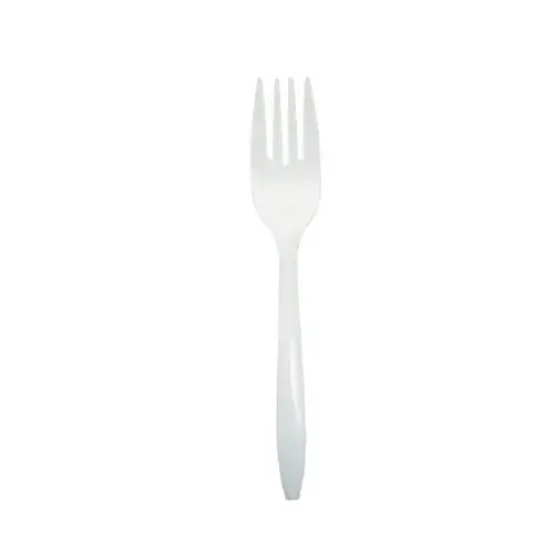 The Safety Zone Medium Weight Polypropylene Fork White, 1 Each