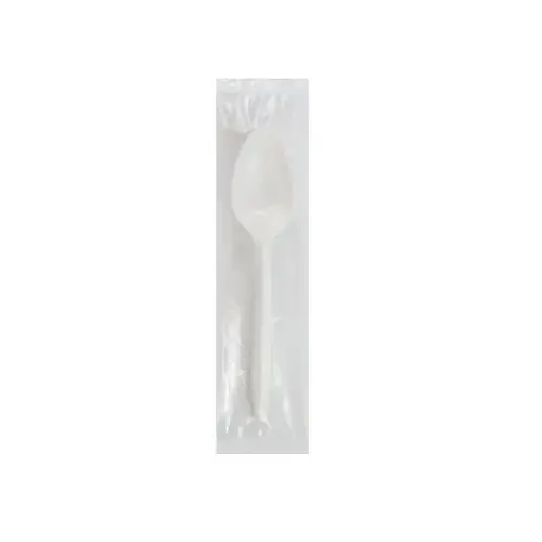 The Safety Zone Medium Weight Polypropylene Tea Spoon White, 1 Each