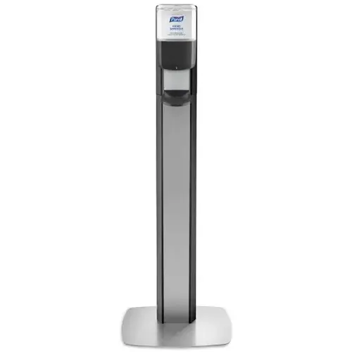 Purell Messenger Graphite Panel Floor Stand With Dispenser, 1 Each Purell Messenger Graphite Panel Floor Stand With Dispenser, 1 Each