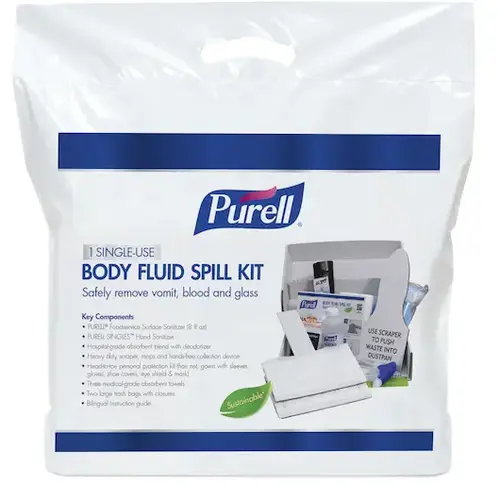 Spill Kit Body Fluid 3841-02 Gojo Purell Sustainable Single Spill Kit Body Fluid 3841-02 Gojo Purell Sustainable Single