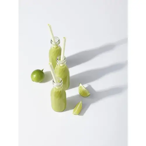Sorbos Edible Lime Straws 19 Centimeters, 200 Each