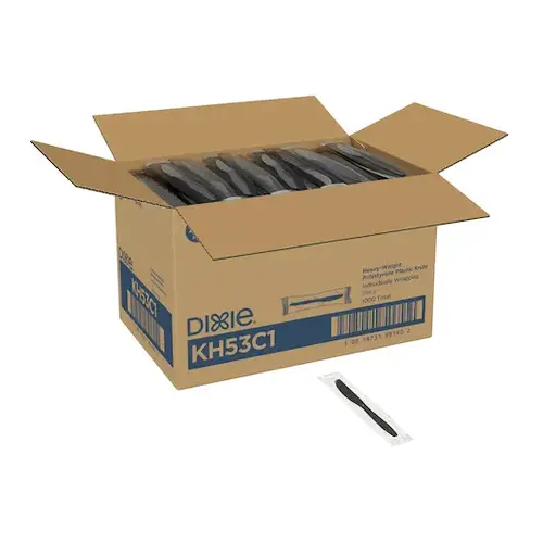 Dixie Knife Polystyrene Black, 1000 Count