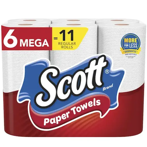 Scott Towels Mega Roll Choose-A-Sheet White 6Pk 102 Fsc Mix, 612 Count Scott Towels Mega Roll Choose-A-Sheet White 6Pk 102 Fsc Mix, 612 Count
