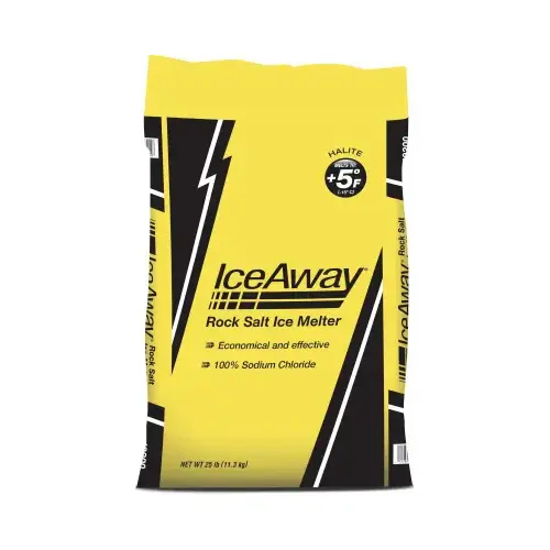 Rock Salt Ice Melt, 25-Lbs.