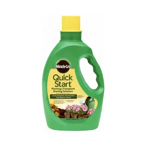 Quick Start 1005562 Planting and Transplant Starting Solution, 40 oz Can, Liquid, 4-12-4 N-P-K Ratio Clear/Green Quick Start 1005562 Planting and Transplant Starting Solution, 40 oz Can, Liquid, 4-12-4 N-P-K Ratio Clear/Green