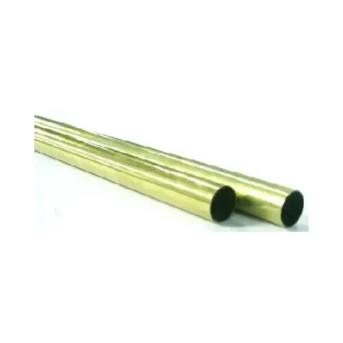 Round Tube, Brass, .029 x 5/16 x 36-In.