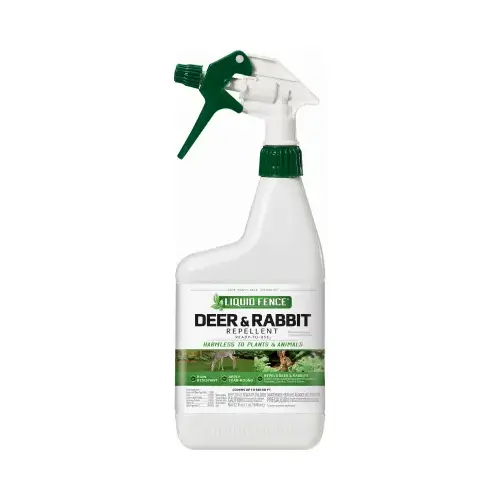 Deer and Rabbit Repellent, Ready-to-Spray White/Yellow