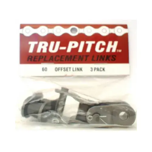 OffSet Connecting Link, #60   pack of 3