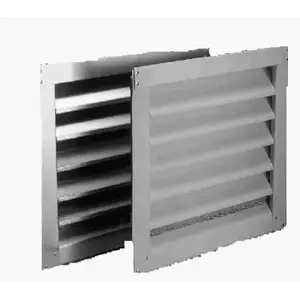 Air Vent 81202 Wall Louver 12" W X 12" L White Aluminum White