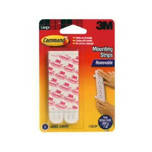 Refill Strip, 3/4 in W, 3-5/8 in L, White - pack of 6 Refill Strip, 3/4 in W, 3-5/8 in L, White - pack of 6