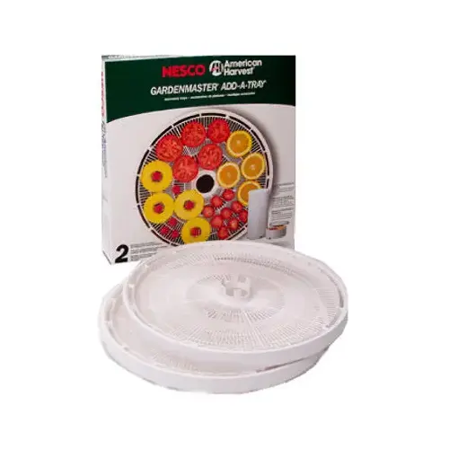 Add-A-Trays for Gardenmaster Food Dehydrator - pair Matte Add-A-Trays for Gardenmaster Food Dehydrator - pair Matte