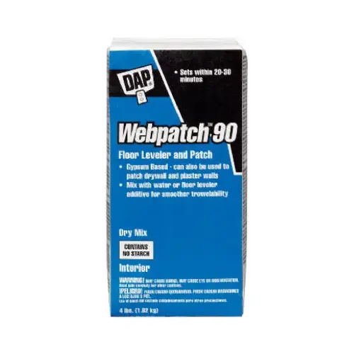 Webpatch 90 Series Floor Leveler and Patch, Off-White, 4 lb Tub Webpatch 90 Series Floor Leveler and Patch, Off-White, 4 lb Tub