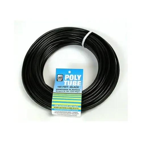 Cooler Tubing, Polyethylene, Black, For: Evaporative Cooler Purge Systems Cooler Tubing, Polyethylene, Black, For: Evaporative Cooler Purge Systems