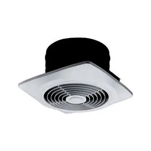 Vertical Discharge Exhaust Fan 200 CFM 8.5 Sones White