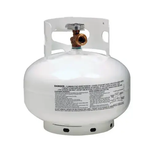 Empty LP Tank 11 lb. cap. Steel Type 1 White