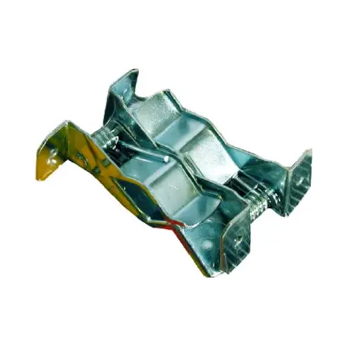 Spring Grip Broom Holder, 5 lb, Steel Zinc