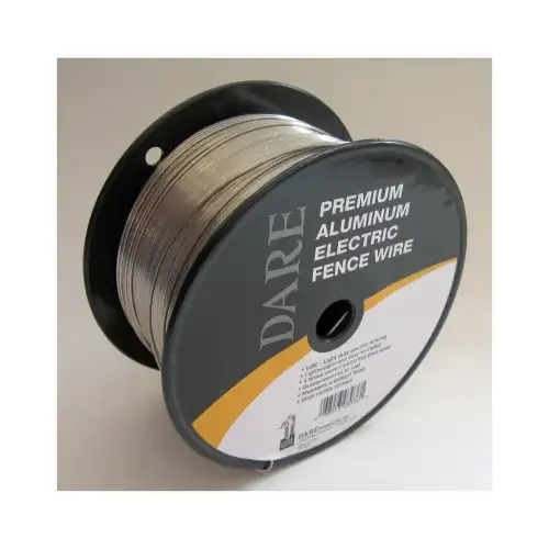 Electric Fence Wire Electric-Powered 1320 ft. Silver Silver Electric Fence Wire Electric-Powered 1320 ft. Silver Silver