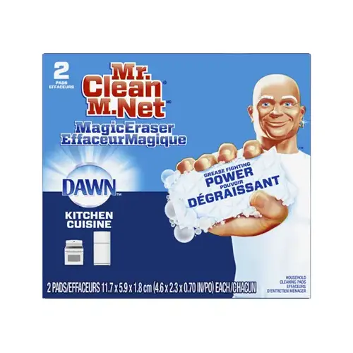 Eraser Sponge Magic Eraser Non-Scratch For Kitchen 4.6" L Whit - 2 per pack x16 packs Eraser Sponge Magic Eraser Non-Scratch For Kitchen 4.6" L Whit - 2 per pack x16 packs