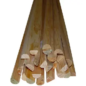 Alexandria Moulding WM122-20096C1-XCP10 HALF ROUND 3/8X11/16X96IN - pack of 10