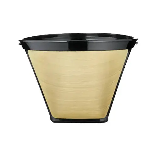 Coffee Filter 12 cups Black/Gold Cone Black/Gold