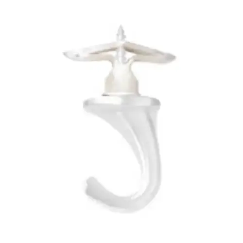 Hook White Ceramic/Zinc Large Versa 35 lb. Drywall; 75 lb. Wood White - pack of 5 Hook White Ceramic/Zinc Large Versa 35 lb. Drywall; 75 lb. Wood White - pack of 5