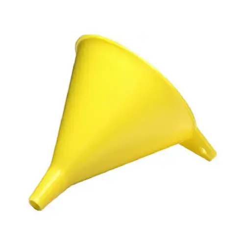 Small Funnel, 0.5 pt Capacity, HDPE, Gray, 4-3/4 in H