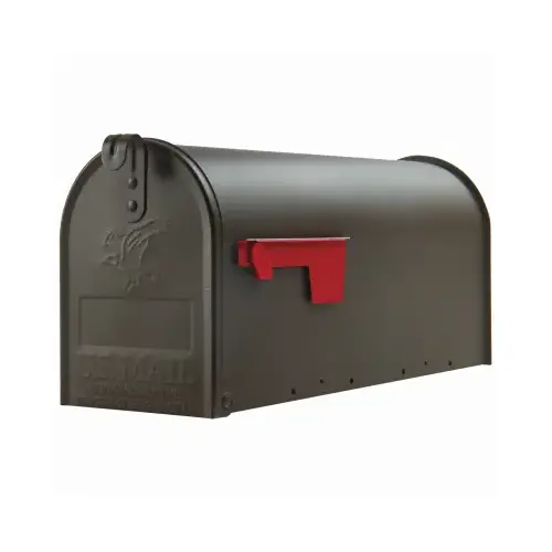 Mailbox Gibraltar es Elite Classic Galvanized Steel Post Mount Venetian Bronze Powder Coated