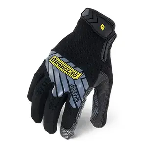 Ironclad IEX-MGG-04-L Grip Gloves Command Grip L Silicone and Neoprene Black Black