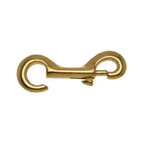 Open Eye Bolt Snap Polished Bronze 3-13/32" L Polished - pack of 10