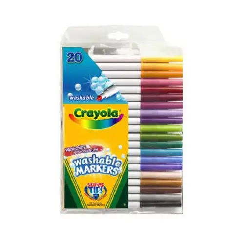 Markers SuperTips Assorted Fine Tip - pack of 6