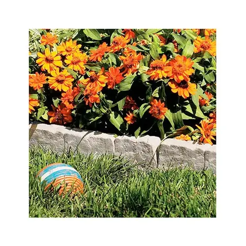 Lawn Edging 10 ft. L X 5.75" H Resin Taupe Marble Taupe Marble