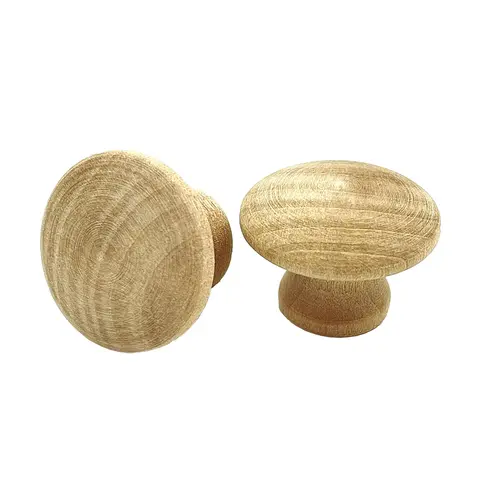 1-1/4" (32 mm) Diameter Allison Value Cabinet Knob Unfinished Wood, Birch Finish 1-1/4" (32 mm) Diameter Allison Value Cabinet Knob Unfinished Wood, Birch Finish