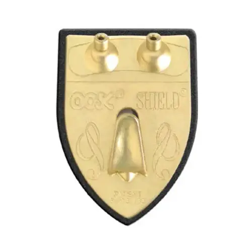 OOK 50 Lb. Capacity Shield Picture Hanger (2 Count) Gold Pair OOK 50 Lb. Capacity Shield Picture Hanger (2 Count) Gold Pair