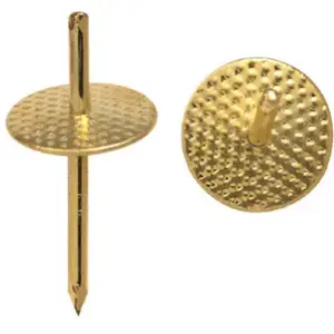 Ook 50093 One-Step Hanger, 60 lb, Steel, Brass, Gold - pack of 3