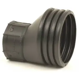 ADVANCED DRAINAGE SYSTEMS 0614AA Coupler 6" Snap X 4" D Snap Polyethylene 5-1/2" Black